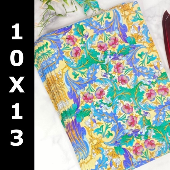 LAST ONE ‼️ 25 10X13 Flower Splash Poly Mailers CLEARANCE - Picture 3 of 8